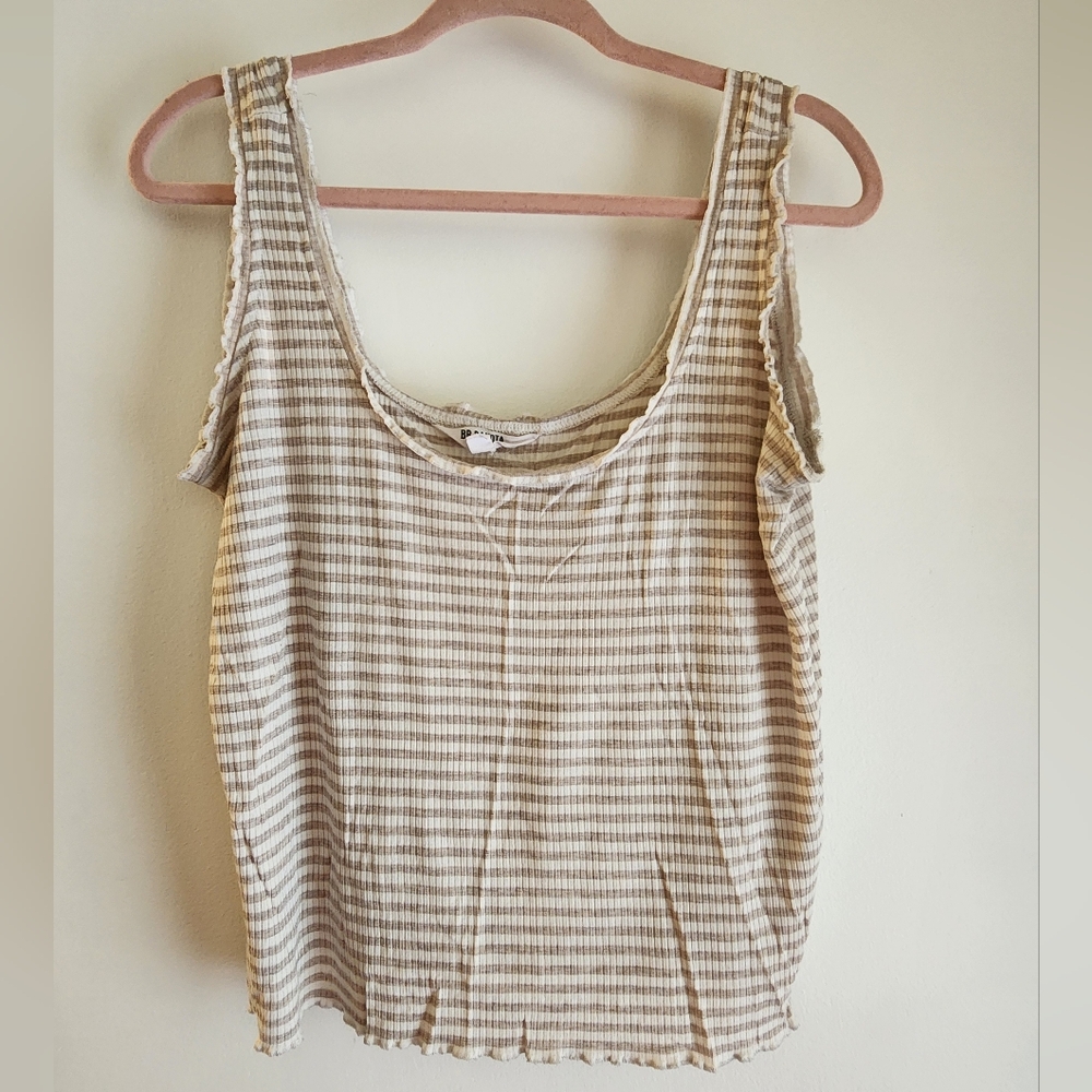 Striped Neutral Tank 1X - Picture 4 of 9